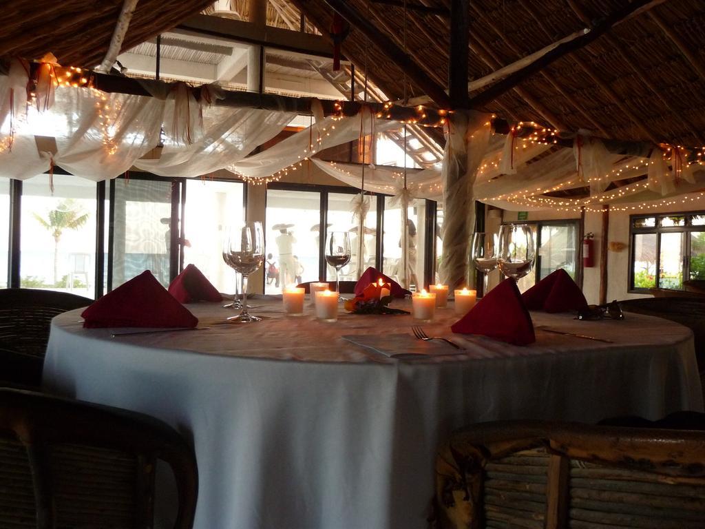 Rancho Sakol Hotel Puerto Morelos Luaran gambar