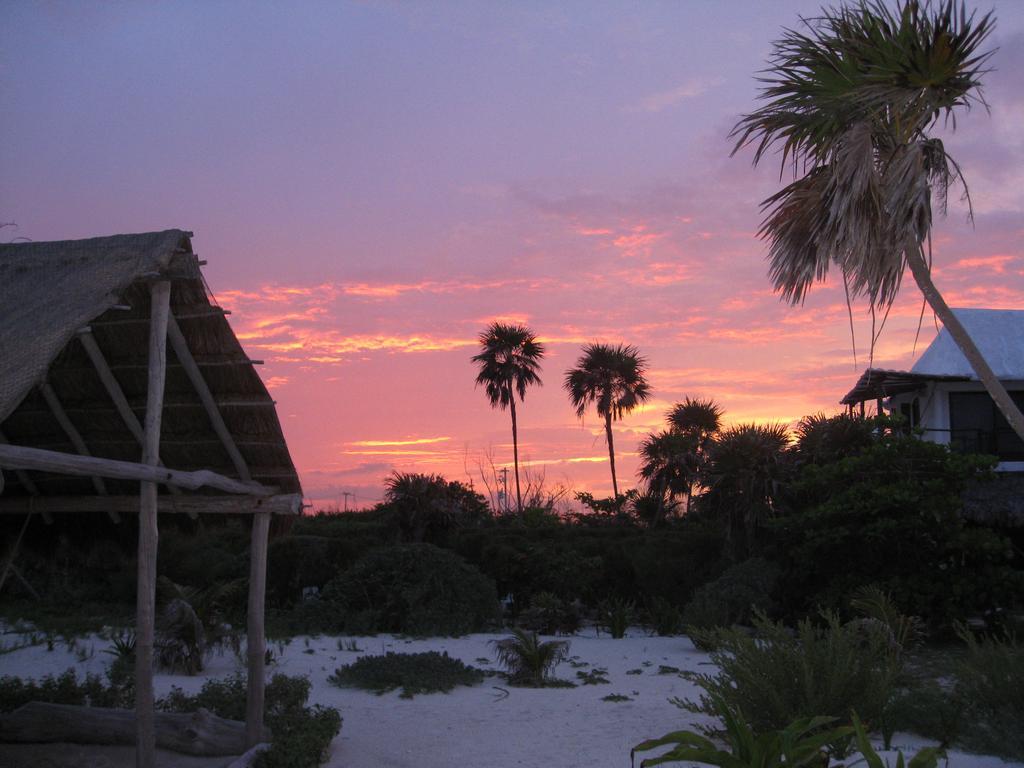 Rancho Sakol Hotel Puerto Morelos Luaran gambar
